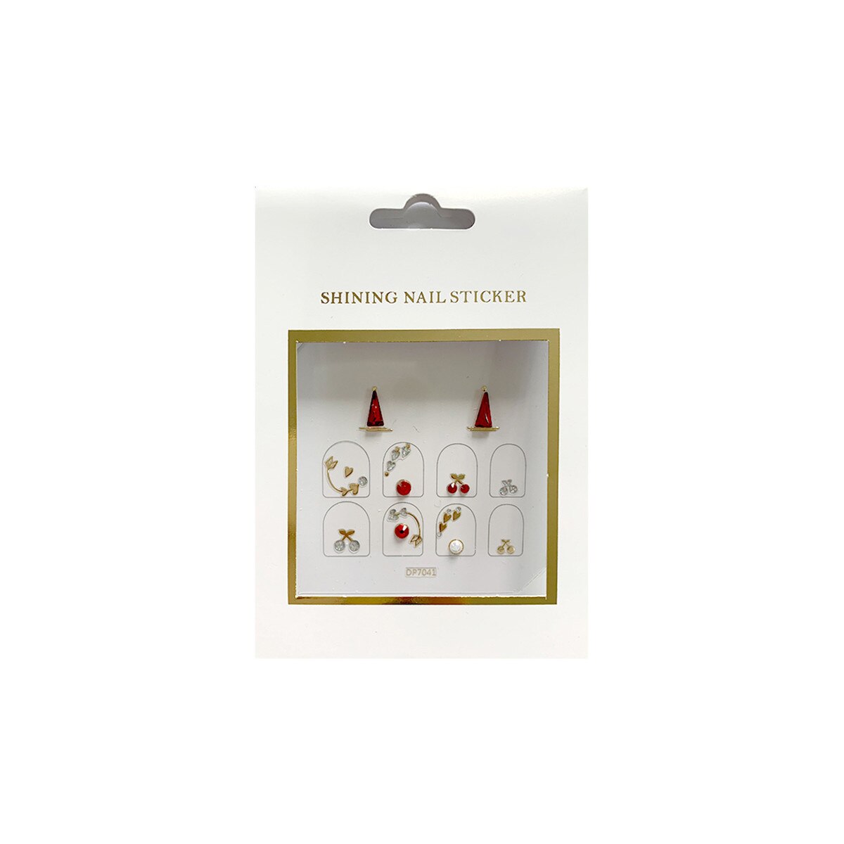 Stickere pentru unghii MoonbasaNails, DP7041, Multicolor