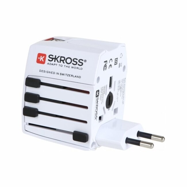 Adaptor SKROSS 1302150, World Adapter MUV USB