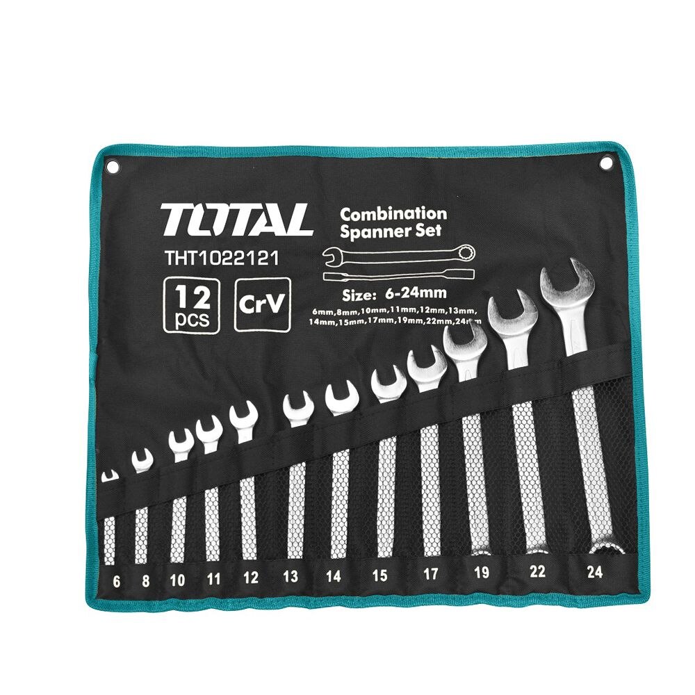 Set 12 chei combinate, 6-24 mm, husa inclusa, Total