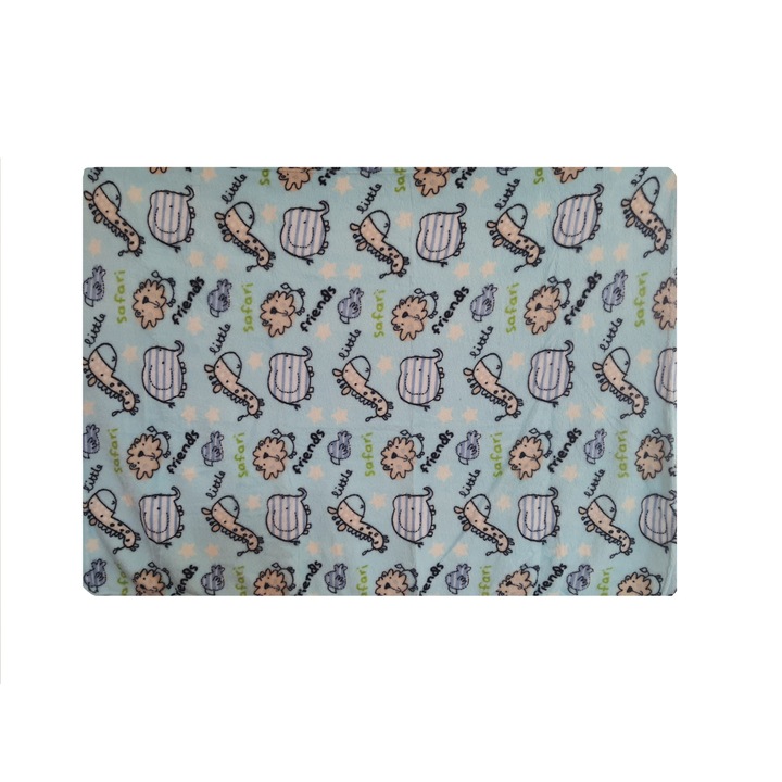 Премиум поларено одеяло George Home, 100 x 70 см, животно сафари, George Home