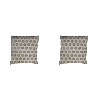 Set 2 perne decorative premium, 40 x 40 cm, buline gri, George Home Set 2 perne decorative premium, 40 x 40 cm, buline gri, George Home