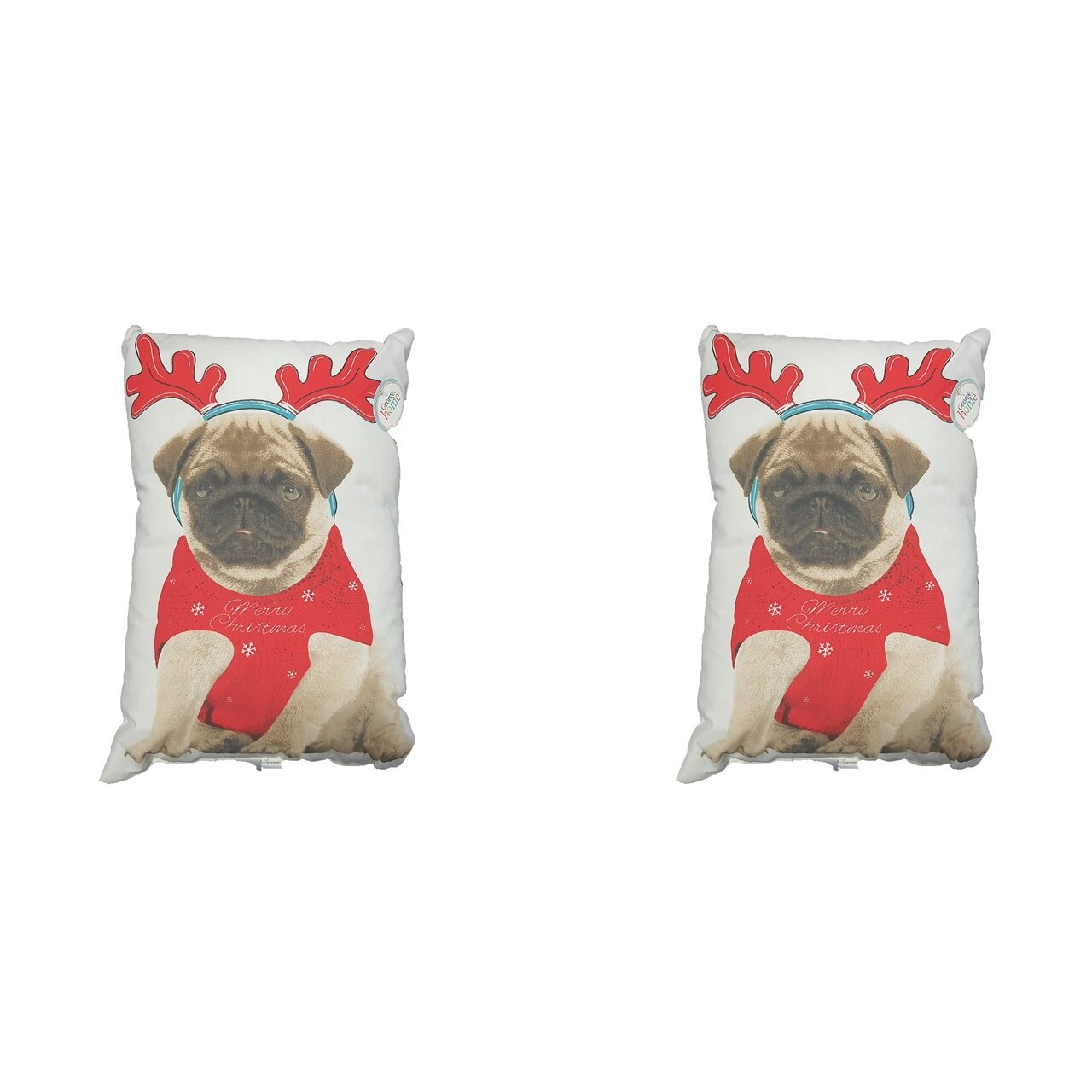 Set 2 perne decorative premium, 27 x 39 cm, caine ren, George Home