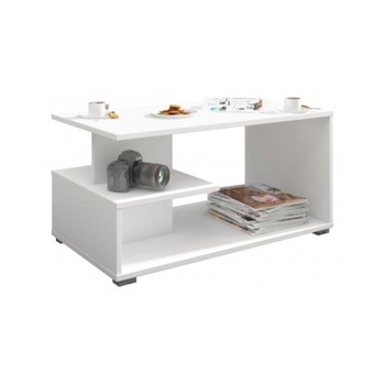 Masuta de cafea, pin, alb, 90 x 45 x 51 cm Masuta de cafea, pin, alb, 90 x 45 x 51 cm