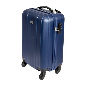 Troler cabina santiago policarbonat Princess, albastru 52 cm Troler cabina santiago policarbonat Princess, albastru 52 cm