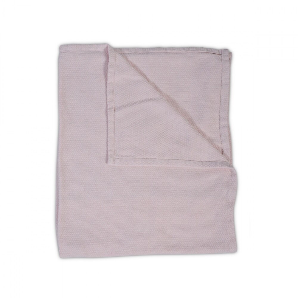 Paturica din bumbac organic 100% Cangaroo Latte Pink
