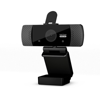 Camera web Qbe AF02, Full HD 1080p, 2MP, Autofocus, Microfon, Filtru de confidentialitate, USB, Tripod inlus Camera web Qbe AF02, Full HD 1080p, 2MP, Autofocus, Microfon, Filtru de confidentialitate, USB, Tripod inlus