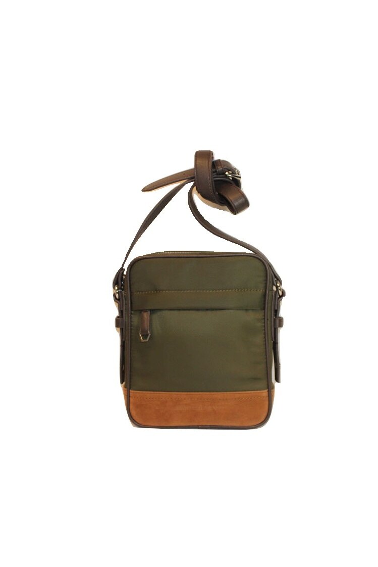 Geanta, Trussardi Jeans, Verde militar, 22.5 x 23.5 x 6 CM
