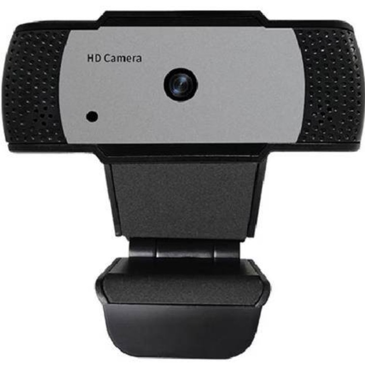 Camera Web 5MP, USB 2.0, FullHD, Autofocus, Trepied inclus, In One, Negru