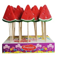 Acadele artizanale Pepene Rosu, 40 bucati/set