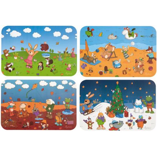 Set 4 suporturi pentru farfurii 