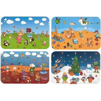 Set 4 suporturi pentru farfurii  Set 4 suporturi pentru farfurii