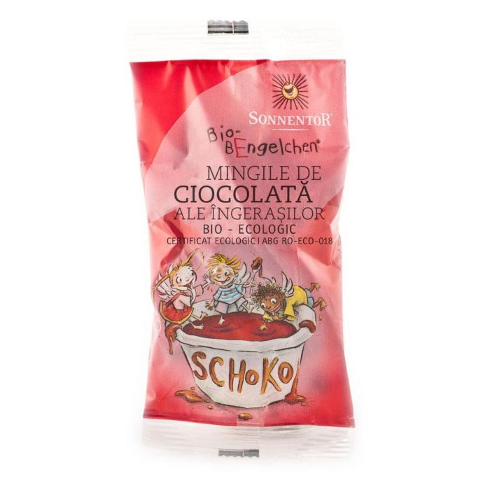 Mingile de Ciocolata Bio ale Ingerasilor Strengari 25g