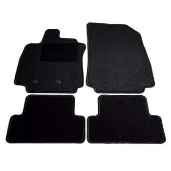 Set de 4 covorase auto pentru Renault Clio, vidaXL, 550 g/m², Tesatura Set de 4 covorase auto pentru Renault Clio, vidaXL, 550 g/m², Tesatura