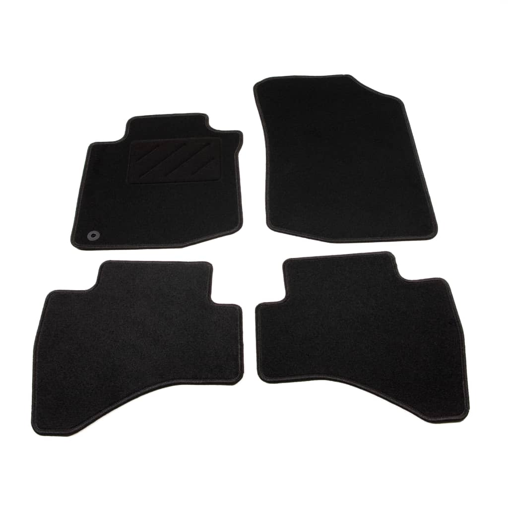 Set de 4 covorase auto pentru Peugeot 107, vidaXL, 550 g/m², Tesatura
