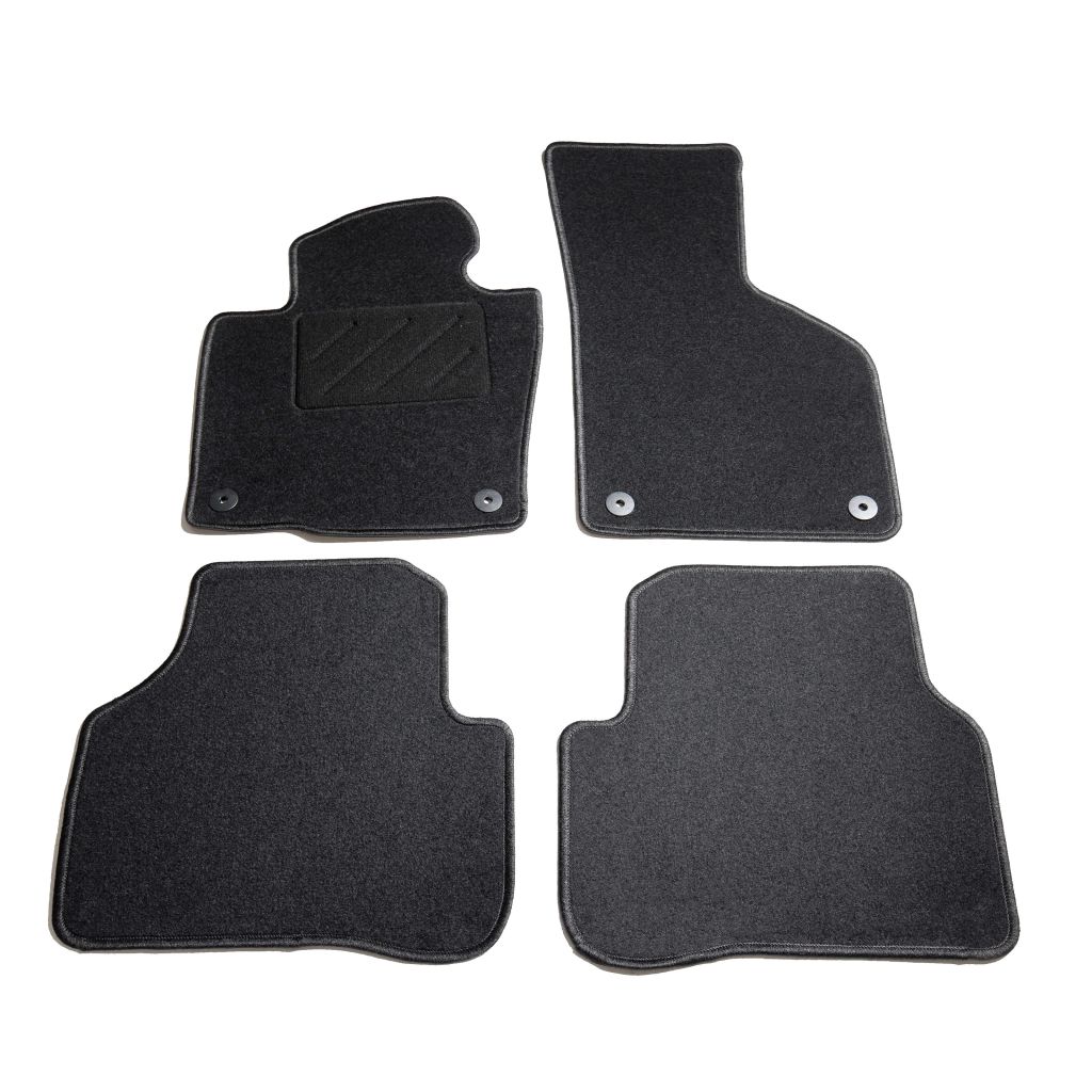 Set de 4 covorase auto pentru VW Passat, vidaXL, 550 g/m², Tesatura