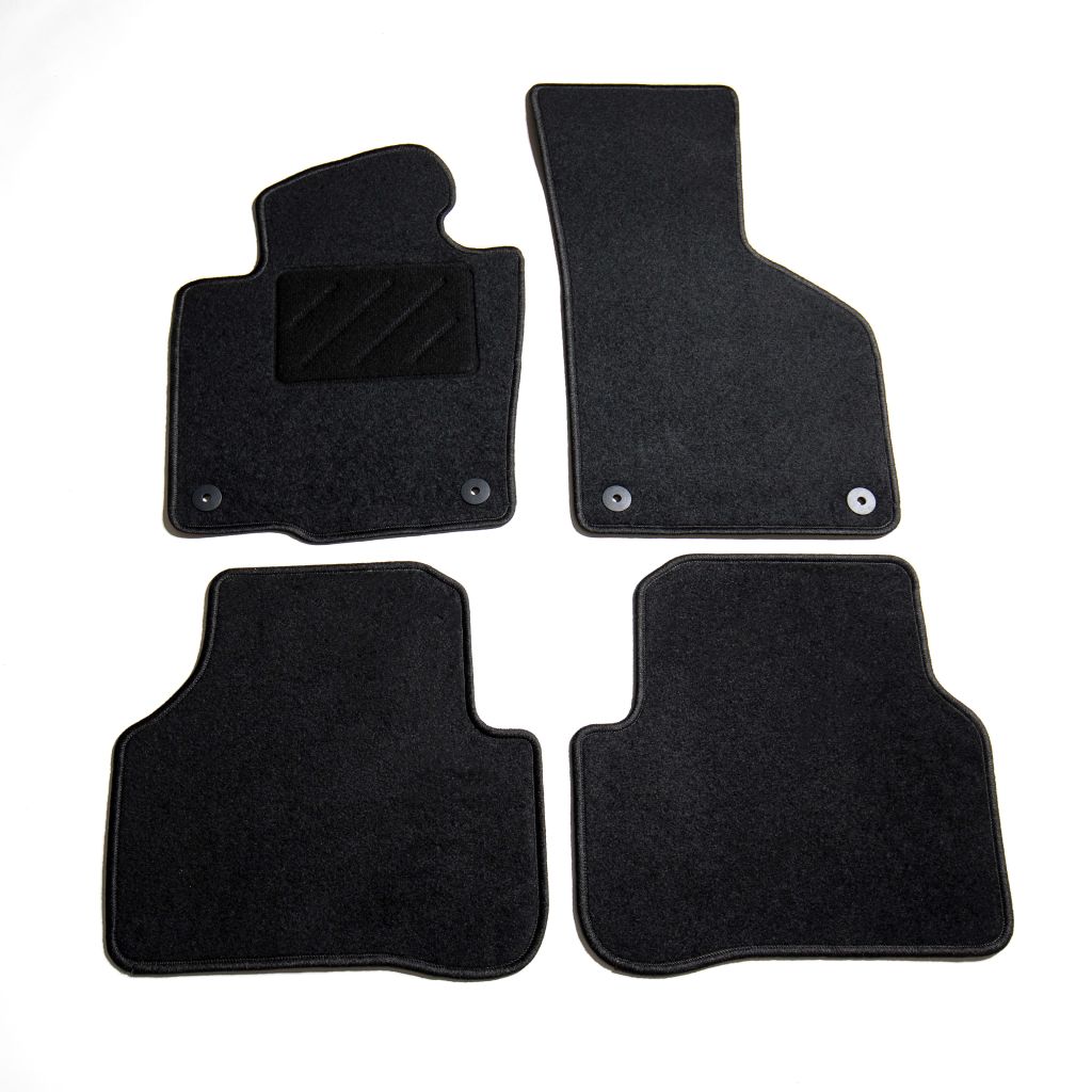 Set de 4 covorase auto pentru VW Passat, vidaXL, 550 g/m², Tesatura