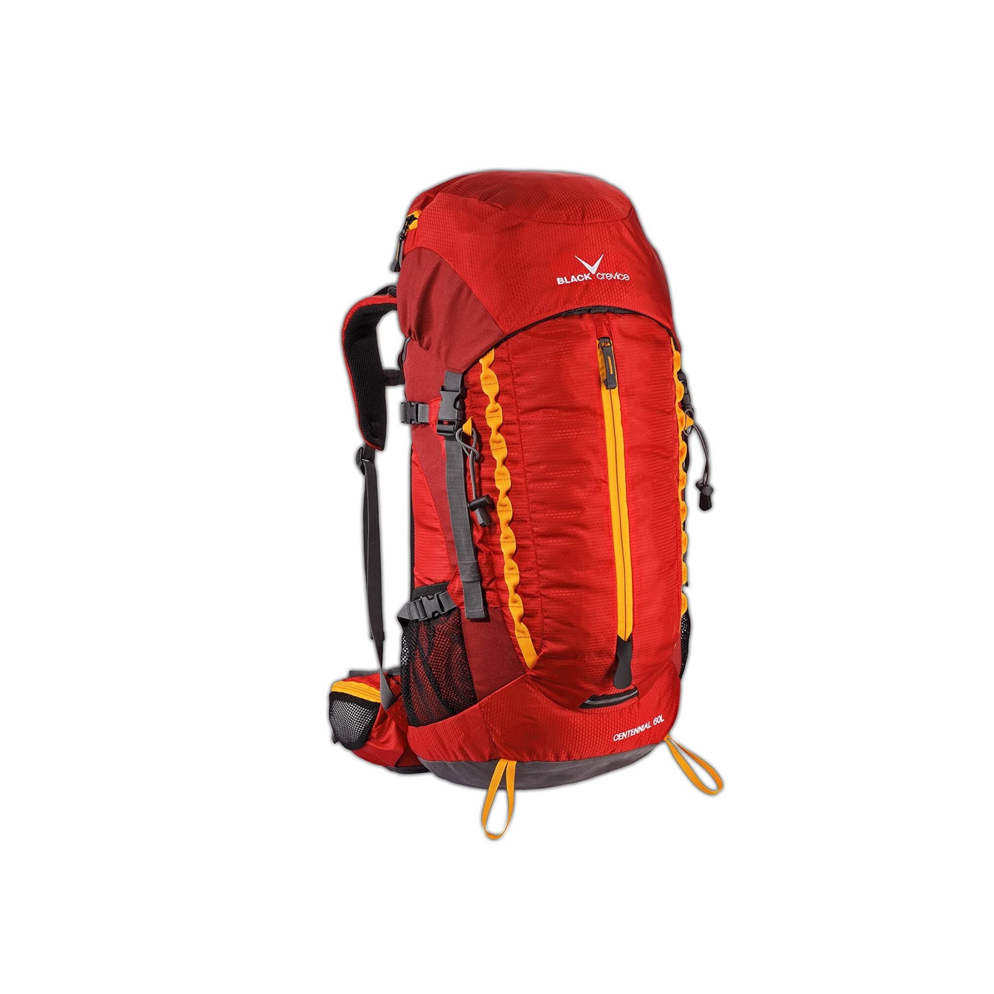 Rucsac unisex, Black Crevice, Rosu, 62 x 30 x 20 cm