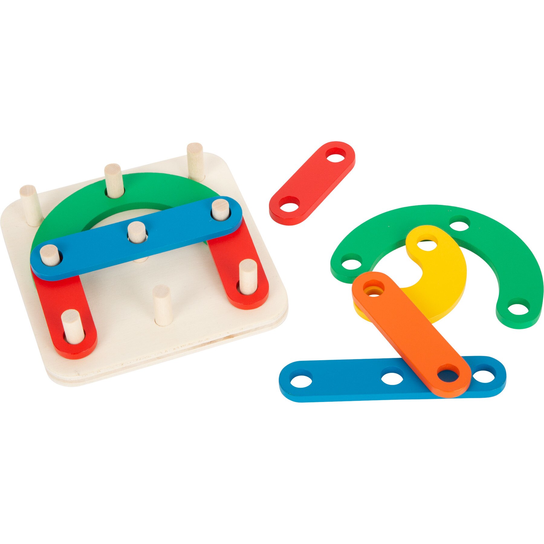 Joc educativ cifre si litere, 20 piese, lemn, 4 ani+