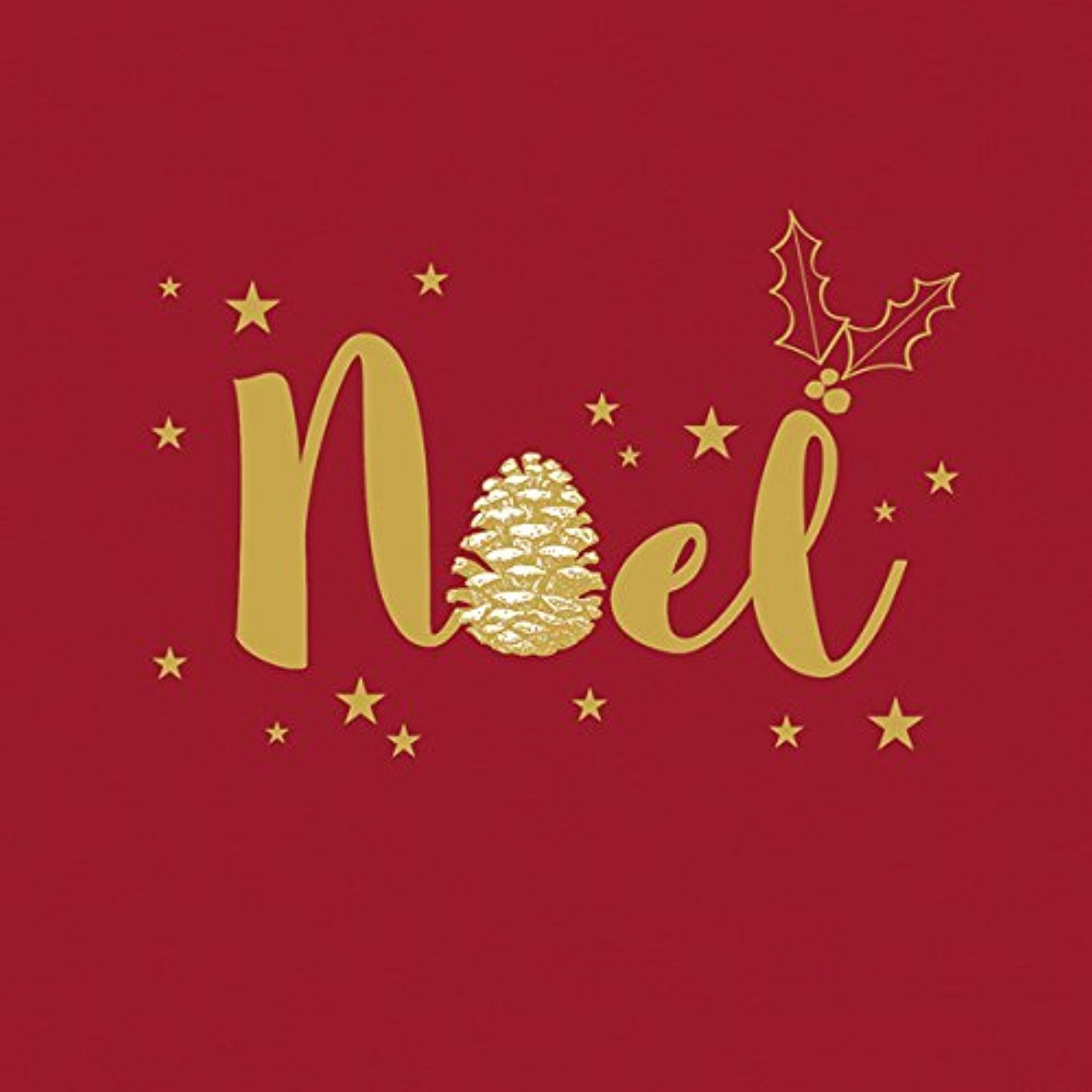 Felicitare - Noel Fir Cone, Multicolor, Cu mesaj, Carton