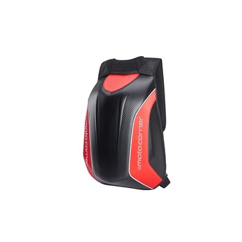 Ghiozdan/rucsac impermeabil aerodinamic moto hardshell Moto Corner Rosu Ghiozdan/rucsac impermeabil aerodinamic moto hardshell Moto Corner Rosu