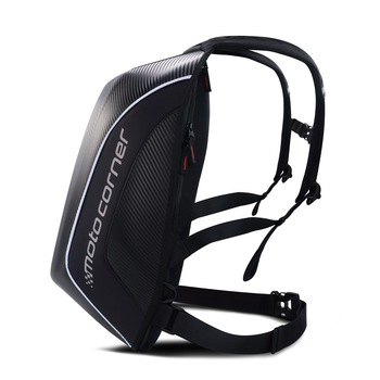 Ghiozdan/rucsac impermeabil aerodinamic moto hardshell Moto Corner Negru Ghiozdan/rucsac impermeabil aerodinamic moto hardshell Moto Corner Negru