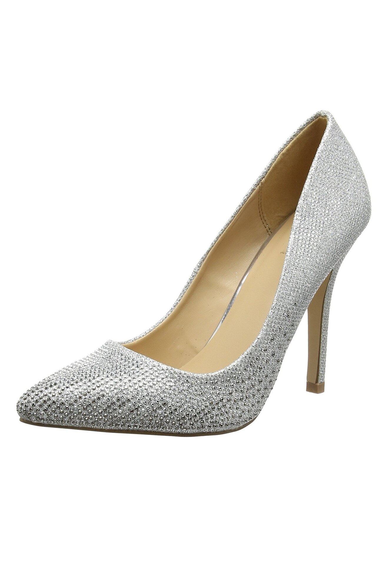 Pantofi cu toc, Aldo, Alb /Auriu, 39 EU