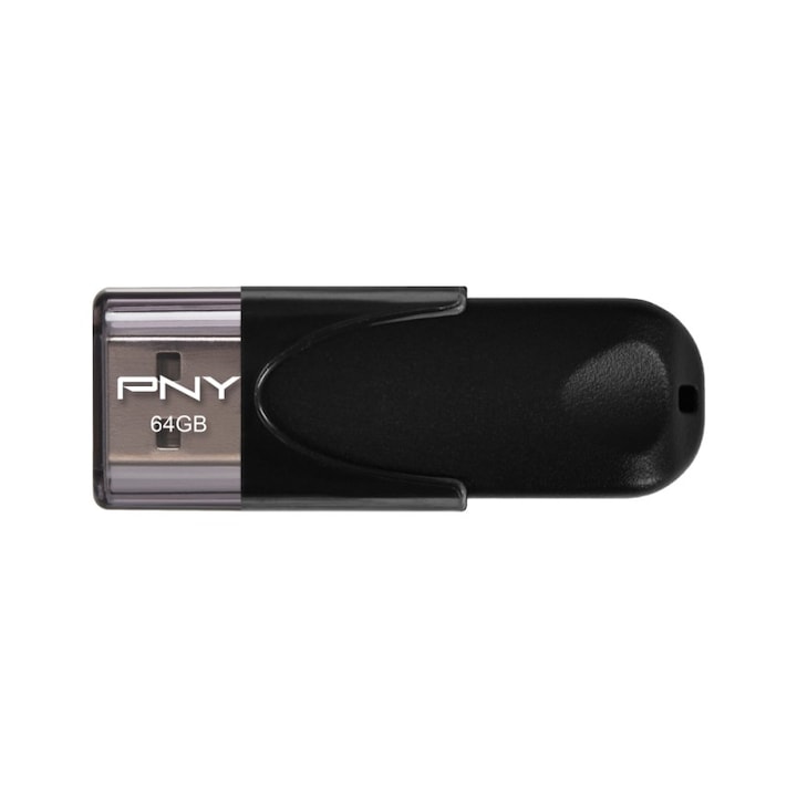 USB Flash памет PNY Flash Attache 4, 64GB, USB 2.0, Slide