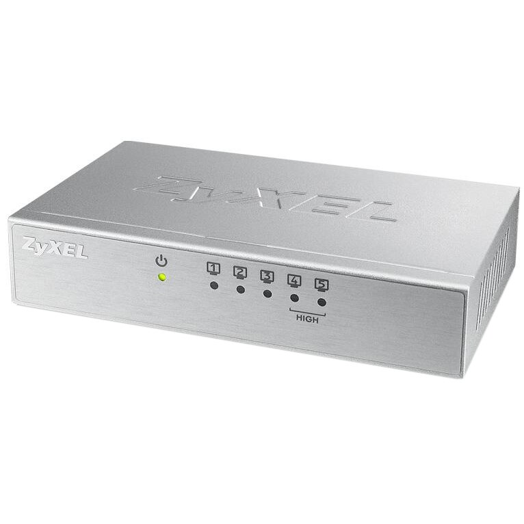 Switch ZyXEL ES-108A V3, 8 x 10/100 Mbps, Desktop, Metal