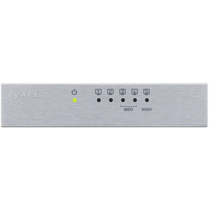 ZYXEL Switch 5x1000Mbps, Fémházas Asztali, GS-105BV3-EU0101F
