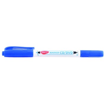 Marker CD/DVD 2 capete DACO Albastru Marker CD/DVD 2 capete DACO Albastru