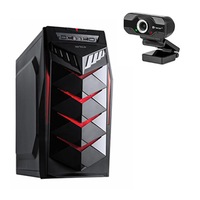set sistem pc tower maxi416 procesor intel core i3 36 ghz memorie ram 8gb capacitate stocare 120ssd black si camera web negru imagen 47_0_
0