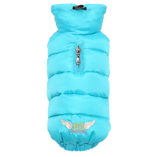 Haina caini Puppy Angel Urban Outdoor Faux Goose Down Padded Vest PA-OW203, albastru, L
