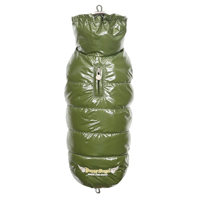 Haina caini Puppy Angel Love Down Vest With HighGrossy PA-OW232, verde, XL