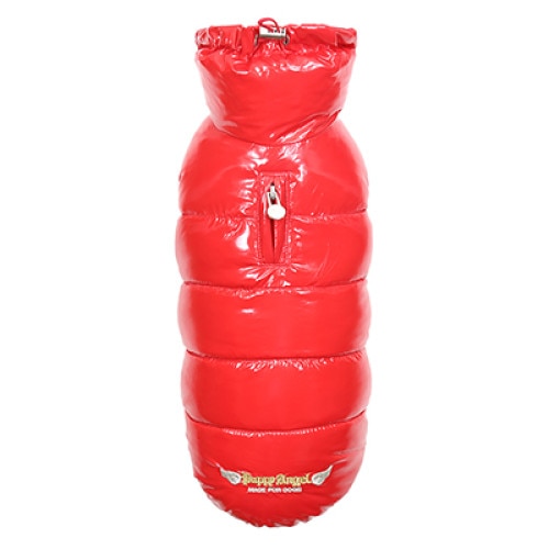 Haina caini Puppy Angel Love Down Vest With HighGrossy PA-OW232, rosu, XL