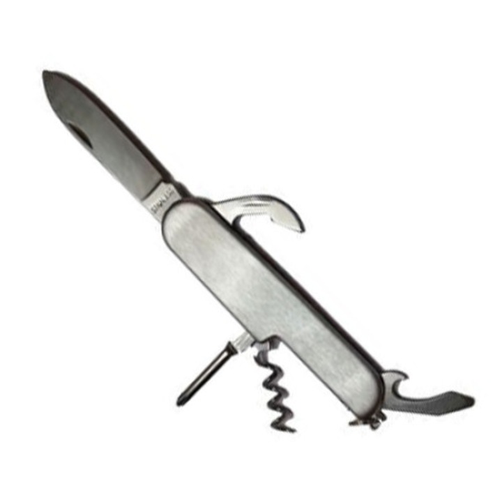 Briceag metalic cu 5 functii, gri, dalimag