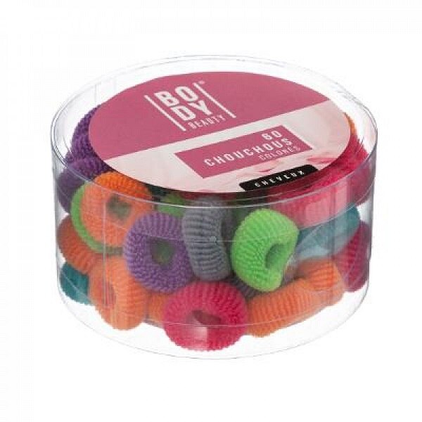Module Elastice Colorate Set 60 elastice de par colorate, Body Beauty - eMAG.ro