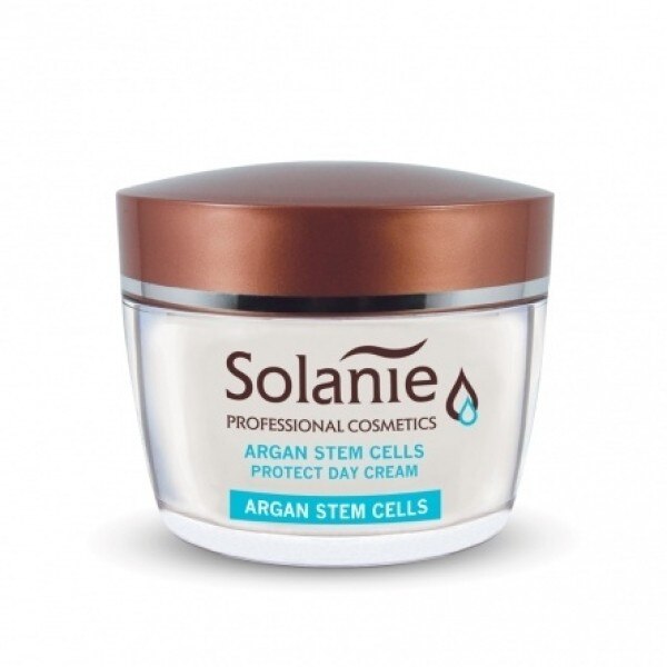 Crema de zi hidratanta Solanie Argan Stem Cells Line cu celule stem de argan 50 ml