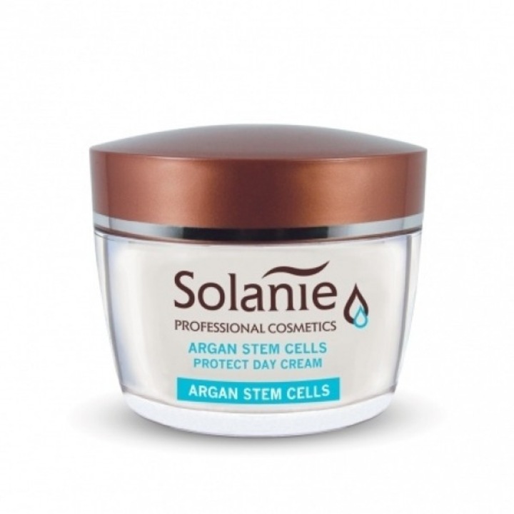 Crema de zi hidratanta Solanie Argan Stem Cells Line cu celule stem de argan 50 ml