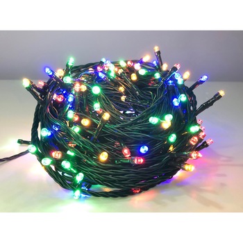 Instalatie brad Craciun, YANA, 60 LED-uri multicolore, 5.9 m, controler, interior / exterior, alimentare baterii Instalatie brad Craciun, YANA, 60 LED-uri multicolore, 5.9 m, controler, interior / exterior, alimentare baterii