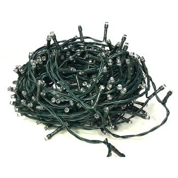 Instalatie brad Craciun cu 240 LED-uri de culoare rosie, 23.9 m, controler, timer, interior sau exterior, ATS Instalatie brad Craciun cu 240 LED-uri de culoare rosie, 23.9 m, controler, timer, interior sau exterior, ATS