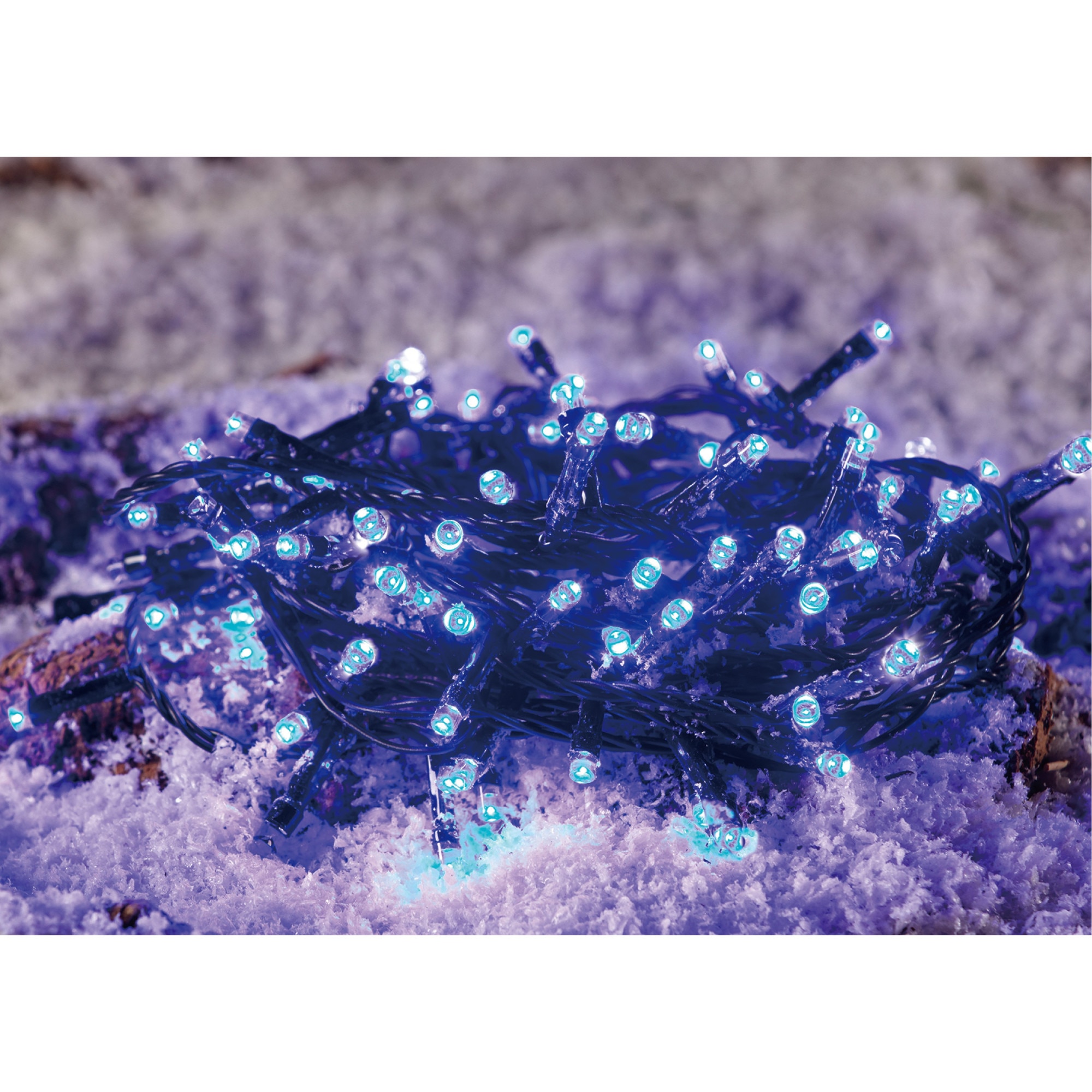 Instalatie brad-pom de Craciun Sta,40 m,400 leduri,culoare albastru,cu timer