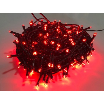 Instalatie brad Craciun, YANA, 240 LED-uri rosii, 23.9 m, controler, timer, interior / exterior Instalatie brad Craciun, YANA, 240 LED-uri rosii, 23.9 m, controler, timer, interior / exterior