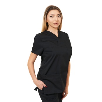 Costum medical unisex, Negru, S Costum medical unisex, Negru, S