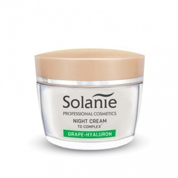 Crema de noapte antirid Solanie Grape-Hyaluron TO Complex 50 ml Crema de noapte antirid Solanie Grape-Hyaluron TO Complex 50 ml