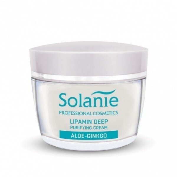 Crema de curatare profunda cu lipamina Solanie Aloe Ginkgo 50 ml