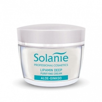 Crema de curatare profunda cu lipamina Solanie Aloe Ginkgo 50 ml Crema de curatare profunda cu lipamina Solanie Aloe Ginkgo 50 ml