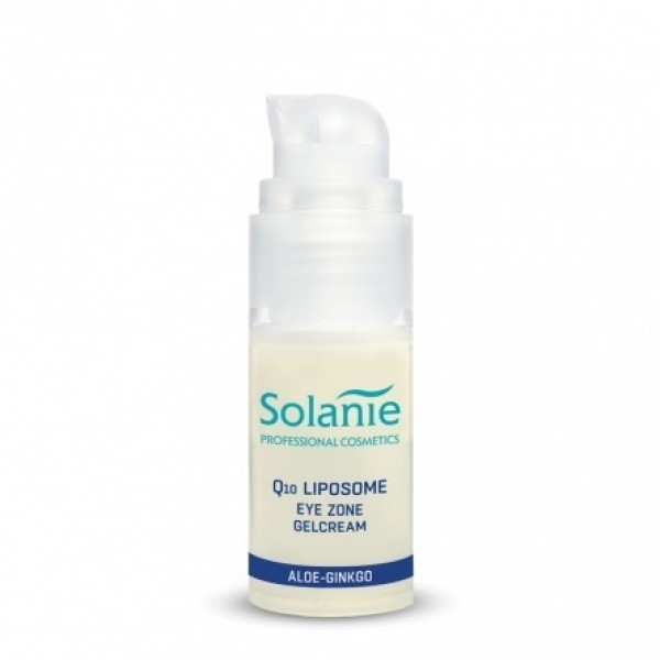 Crema gel antirid cu lipozomi si coenzima Q10 Solanie Aloe Ginkgo 15 ml