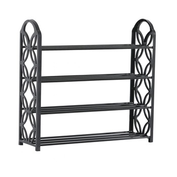 Suport pentru incaltaminte cu 4 rafturi,metal si plastic,62x21x60 cm Suport pentru incaltaminte cu 4 rafturi,metal si plastic,62x21x60 cm