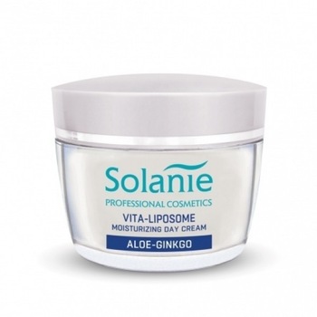 Crema de zi hidratanta cu lipozomi Solanie Aloe Ginkgo 50 ml Crema de zi hidratanta cu lipozomi Solanie Aloe Ginkgo 50 ml