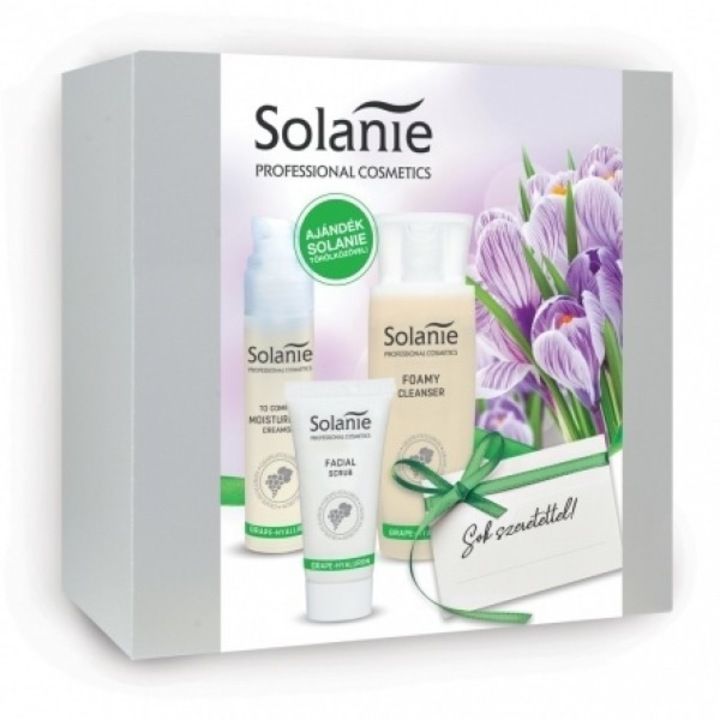 Комплект за грижа с грозде Solanie Grape Hyaluronic Detox